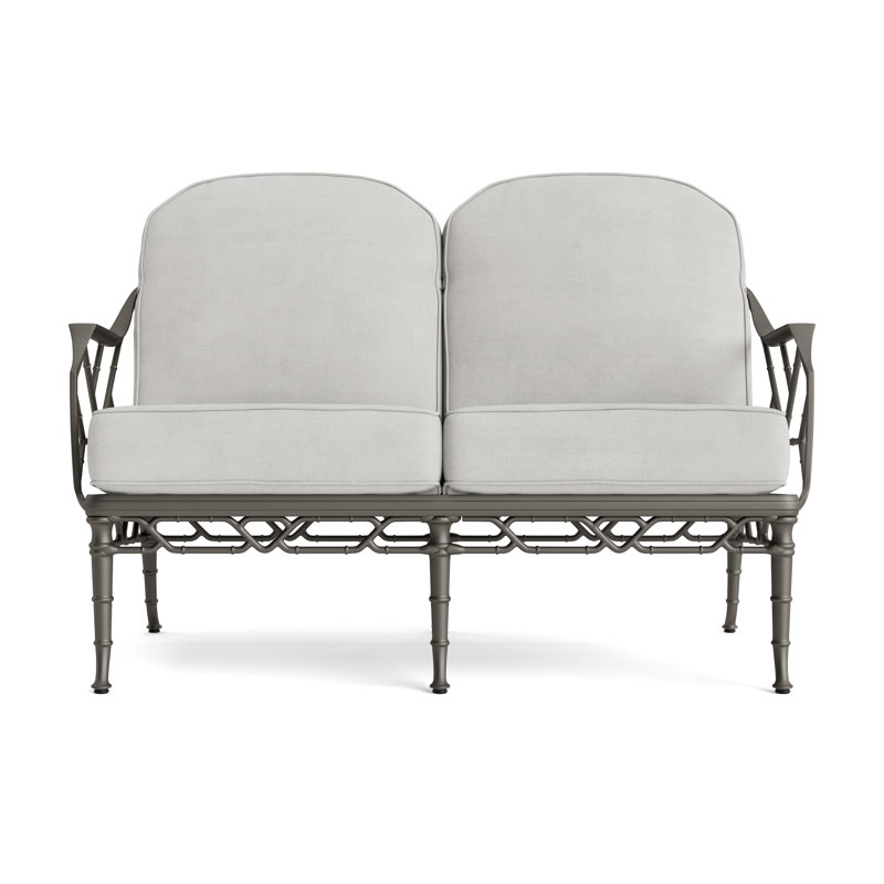 Calcutta Outdoor 2 - Seat Loveseat, Fusion Dove, Mica