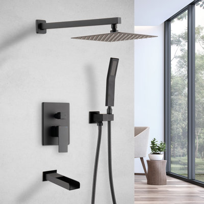 Système de douche complet avec valve brute