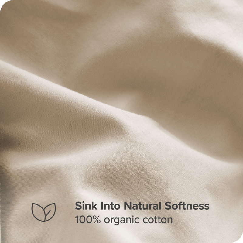 Winter Blue Organic Cotton Twin/Twin XL Duvet Cover Set