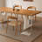 Solid wood ash simple dining table-24228867-24228868