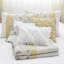 Courtepointe très grand / très grand, jaune, 6 pièces, tissu confortable, avec pièce de coussins à la mode en très grand, mélange, splendide-119105642-119105645