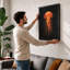 Luminous Jellyfish Modern - Framed Print-1001601450-1001601451