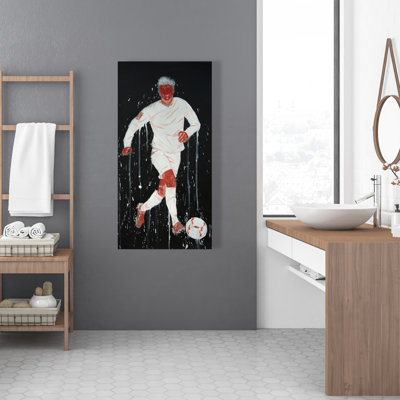 Soccer Player Canvas  Sports  Games Home Decor Hobbies