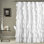 Rideau de douche simple semi-transparent Galion