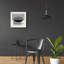  «Full Moon II V2 Panel» par Mike Schick, art mural en verre acrylique, 24 po x 24 po