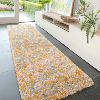 Geyer Shaggy Yellow/Grey Rug