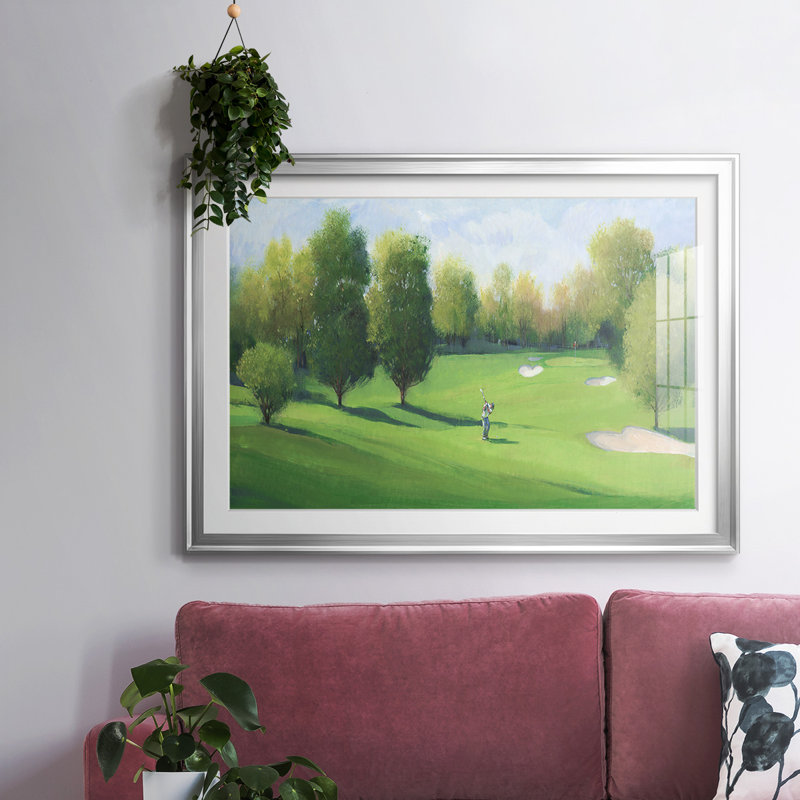 Fairway Shot I, Argent, H 15 po x l 21 po x P 1,5 po