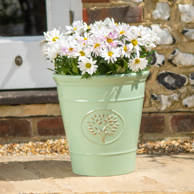 Dinardo Pot Planter, Green, 41cm H x 40cm W x 40cm D