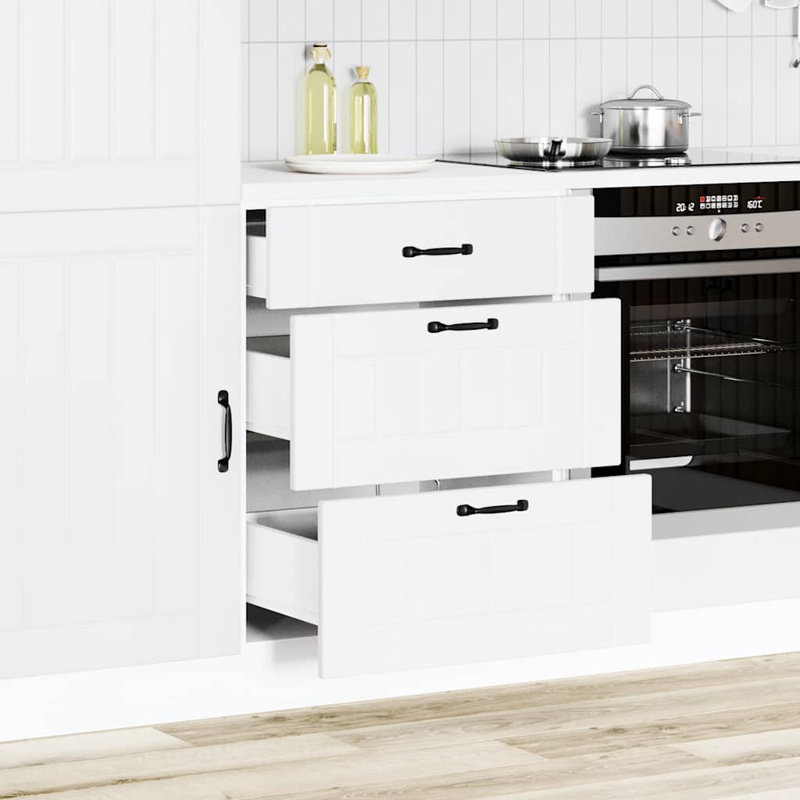 Atsabe Standard Base Cabinet, White, 81.5cm H x 60cm W x 46cm D