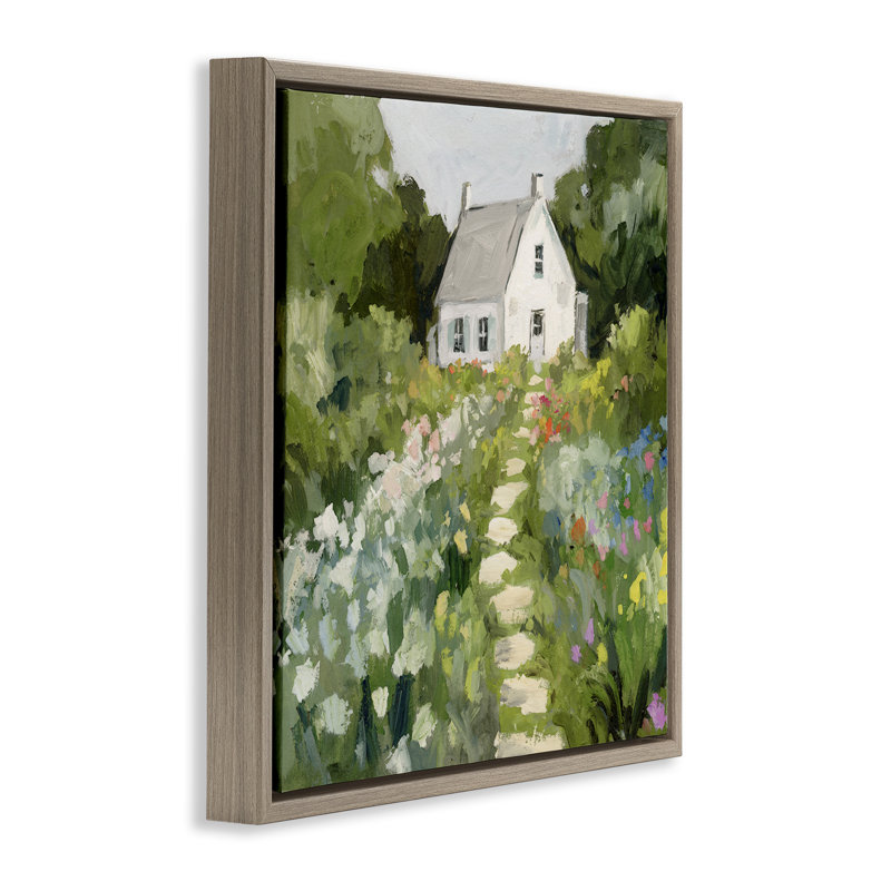 Art mural sur toile House House Dreamed Of Floater, design par Victoria Barnes, H 25 po x l 25 po