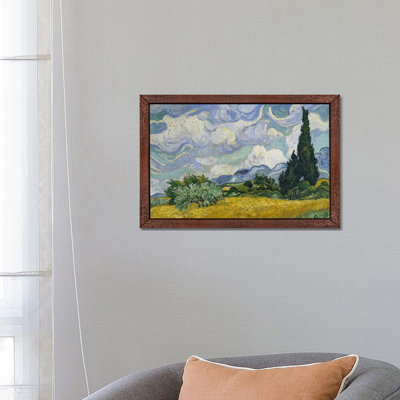Wheat Field with Cypresses, June-July 1889 (Metropolitan Museum Of Art, NYC) by Vincent Van Gogh - 1 Piece Painting on Canvas