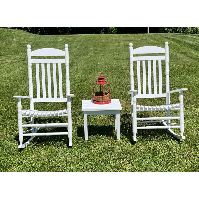 Chaise berçante , Blanc