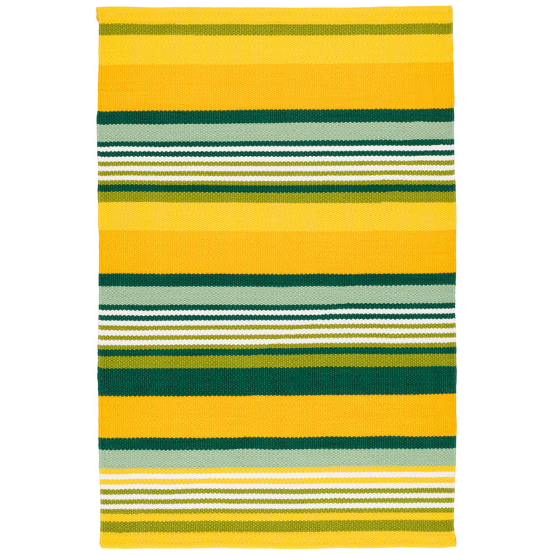 Tapis intérieur / extérieur Sunny Stripe, Rectangle 2 pi x 3 pi