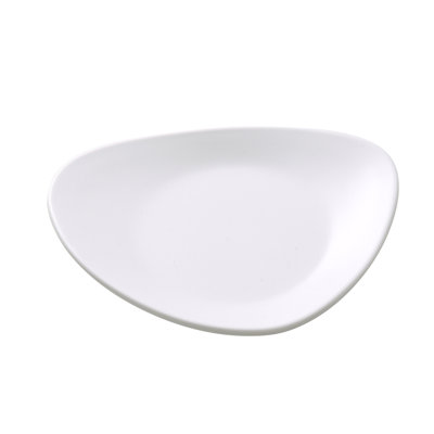 Moderne Triangle Melamine Bread and Butter Plate