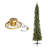 The Holiday Aisle® Rotating Tree Stand Base w/Stanley Skinny Pencil Christmas Tree-823554835