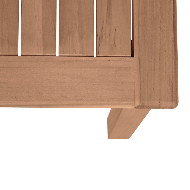 Club Teak Outdoor Dining Table, Natural Teak