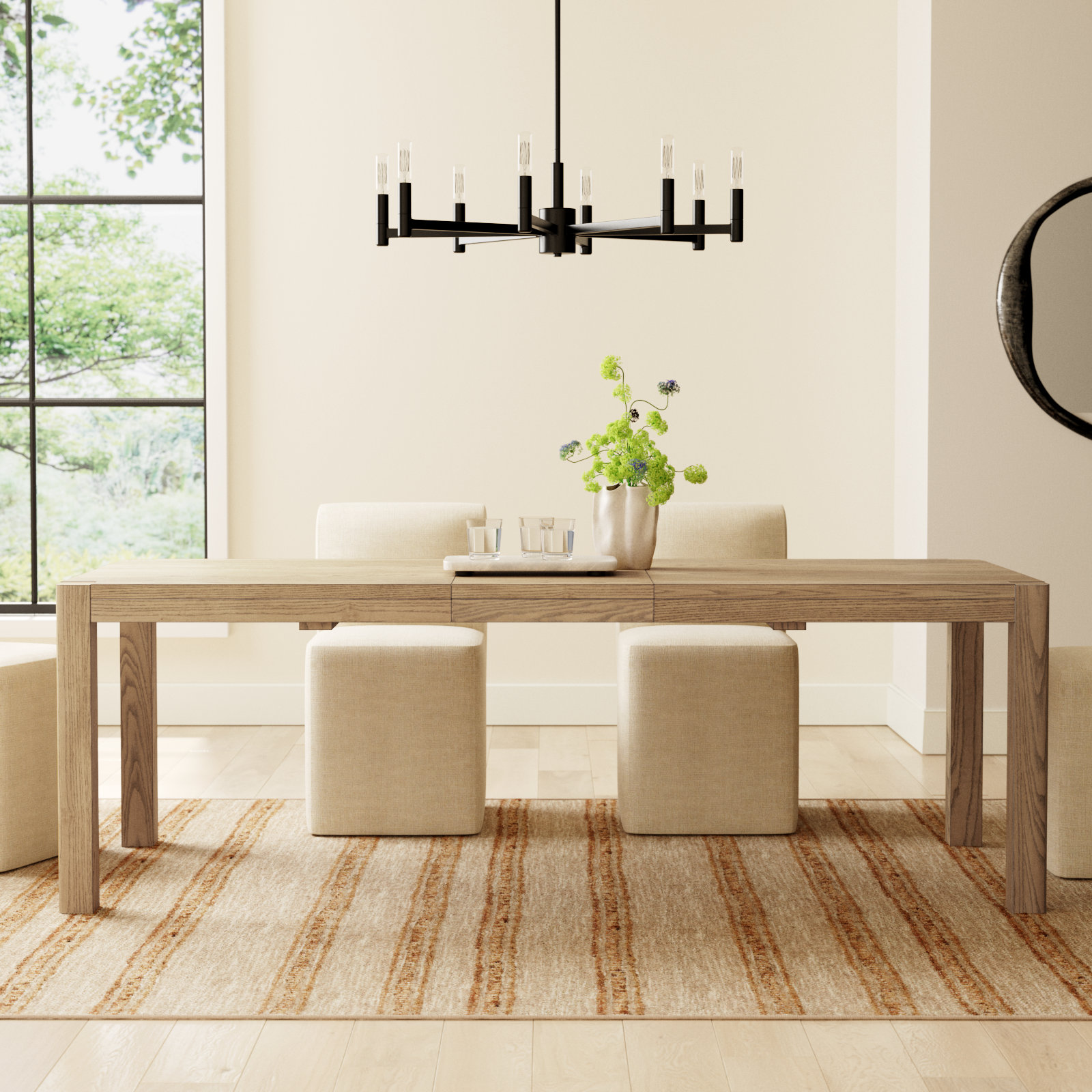 Lodi 74'' Extendable Dining Table
