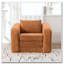 Fauteuil d'appoint pliable 40 po avec accoudoirs et dossier-453784175