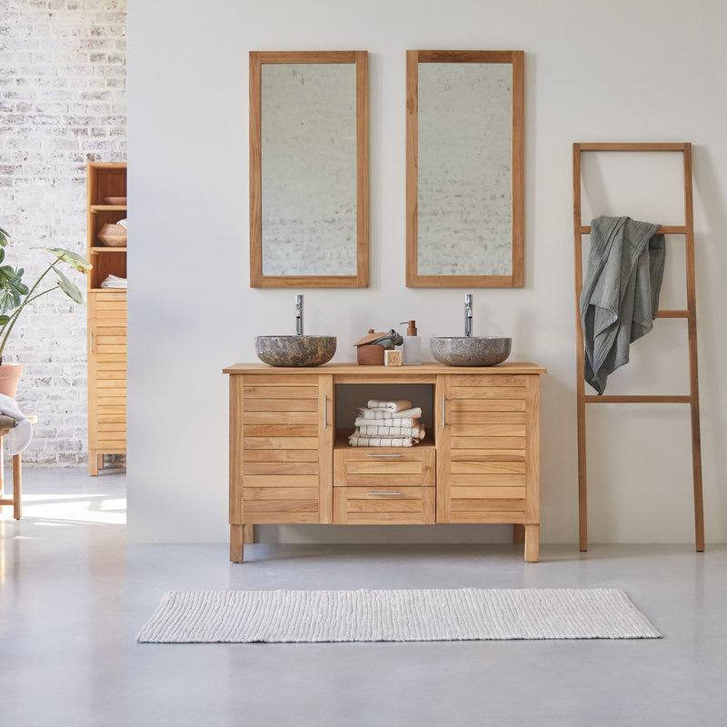 Soho 49.21'' W Double Bathroom Vanity Base
