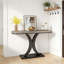 Console compacte, table de vestibule de style industriel moderne, table de canapé robuste