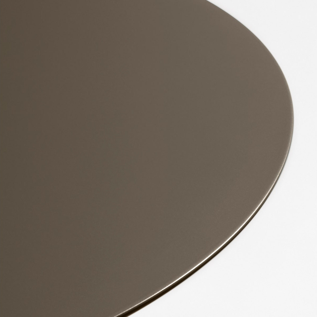 Circula Single Coffee Table, 15" H x 36" L x 36" W, Dark Olive