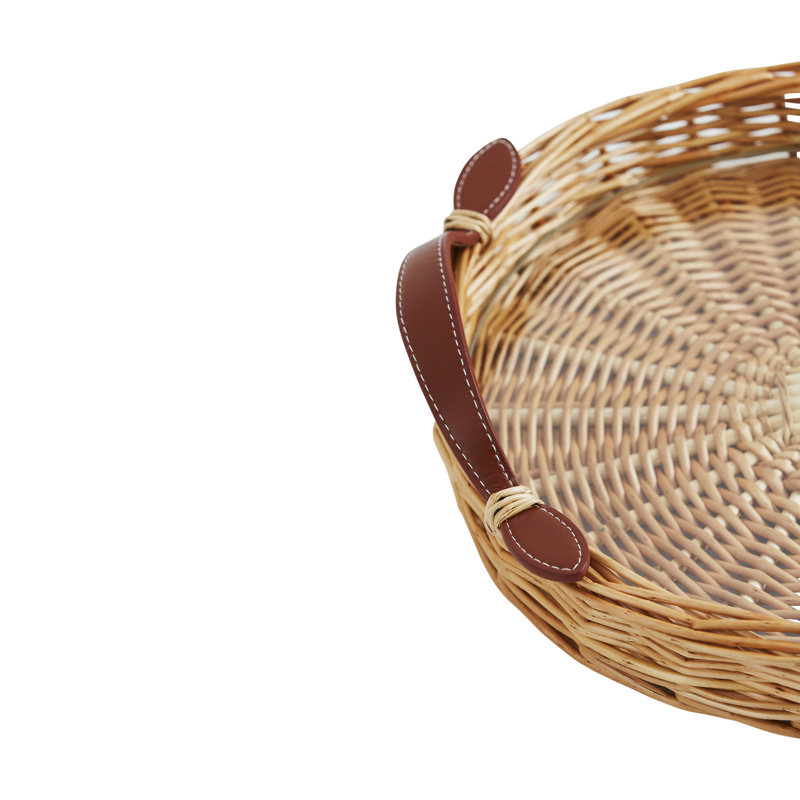 Amanda Lindroth Island Round Tray, 23"W x 23"D x 3.5"H