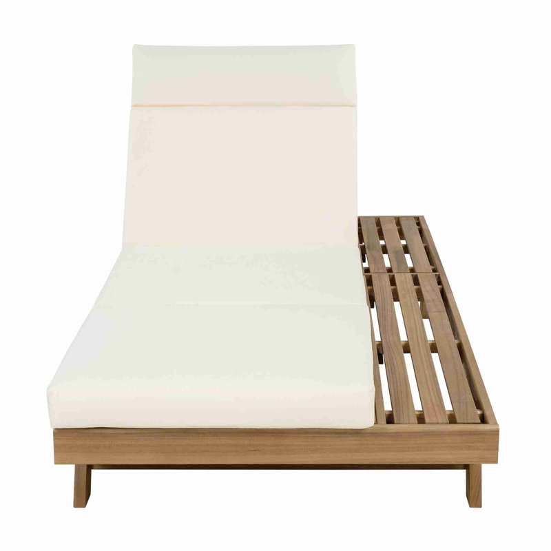 Ensemble de chaises longues, Beige, Brun pâle