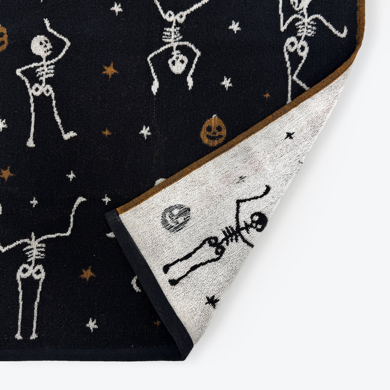 Skeletons Halloween Hand Towels 2pc Set
