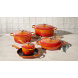 Le Creuset Signature Cast Iron 9-Piece Cookware Set, Artichaut