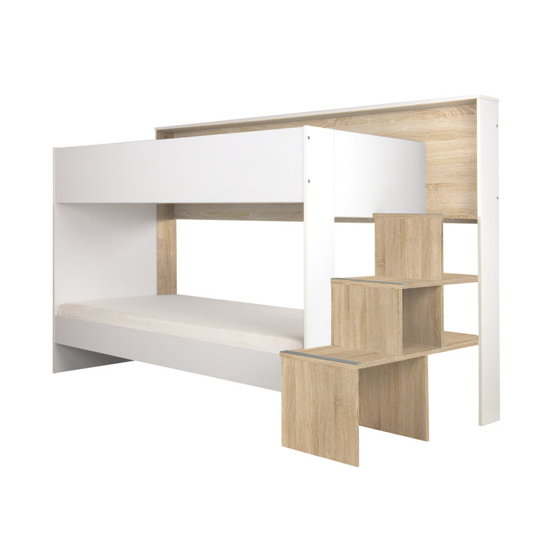 Imogen European Single Bed with Drawers and Shelves