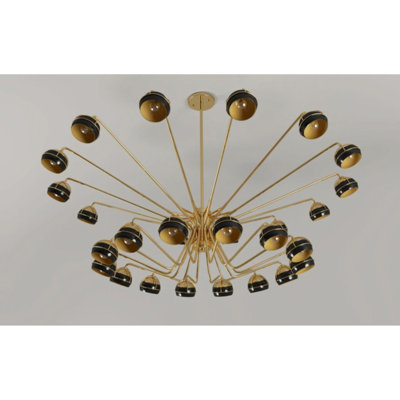 Lustre suspendu 14 lumières à intensité variable