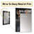Cubic Geometric Dreams IV - Cubism Decorative Mirror, Gray Wall Mirror, Printed Metal Art-1040478939