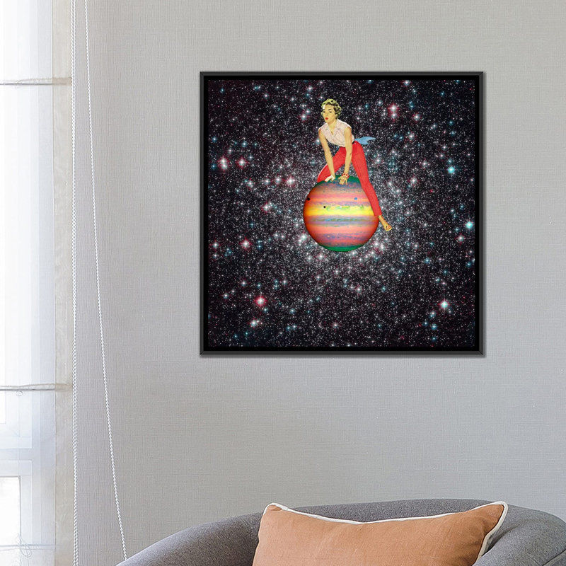 « eugenia loli-star trémie ii », reproduction d’impression sur toile, Toile avec cadre noir, H 18 po x l 18 po x P 1,5 po