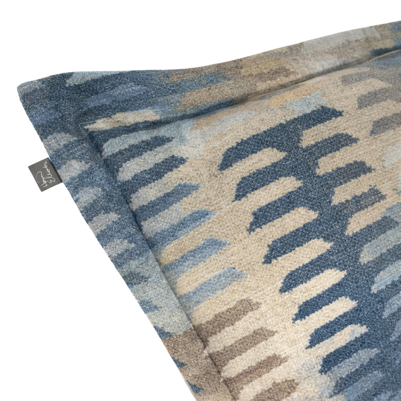 Fauteuil Puff complet Navajo bleu marine