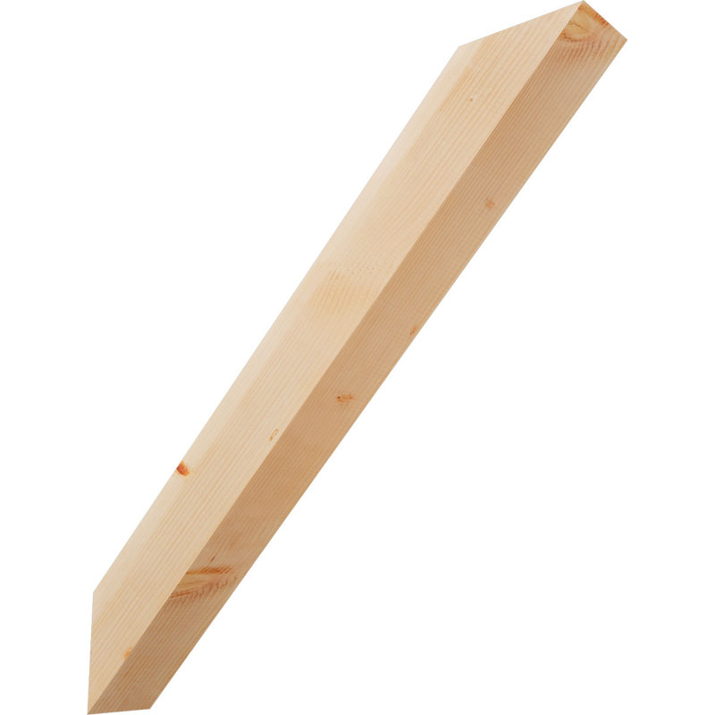 Attelle de genou traditionnelle, H 38 po x l 5,5 po x P 38 po, Douglas (lisse)