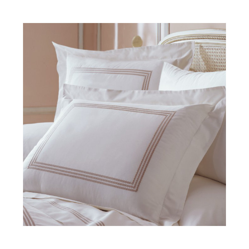 Janay Cotton Pillow Sham, Boudoir, Blue / White