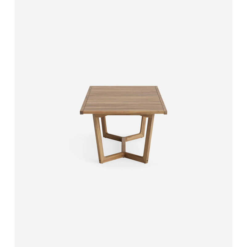 Casares Outdoor Teak Dining Table, 30" H x 78" L x 42" W