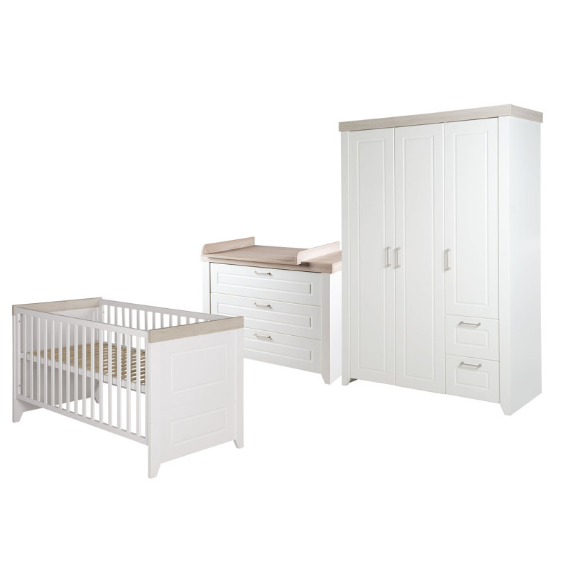 Felicia Convertible 3 - Piece Nursery Furniture Set