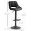Tabouret pivotant à hauteur réglable Kadaysha-1098845284