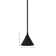 Stem Hung Mini Pendant Shown With 7” Cone Metal Shade
