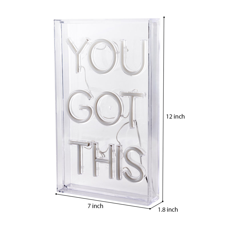 Dovon 12" LED Neon Sign