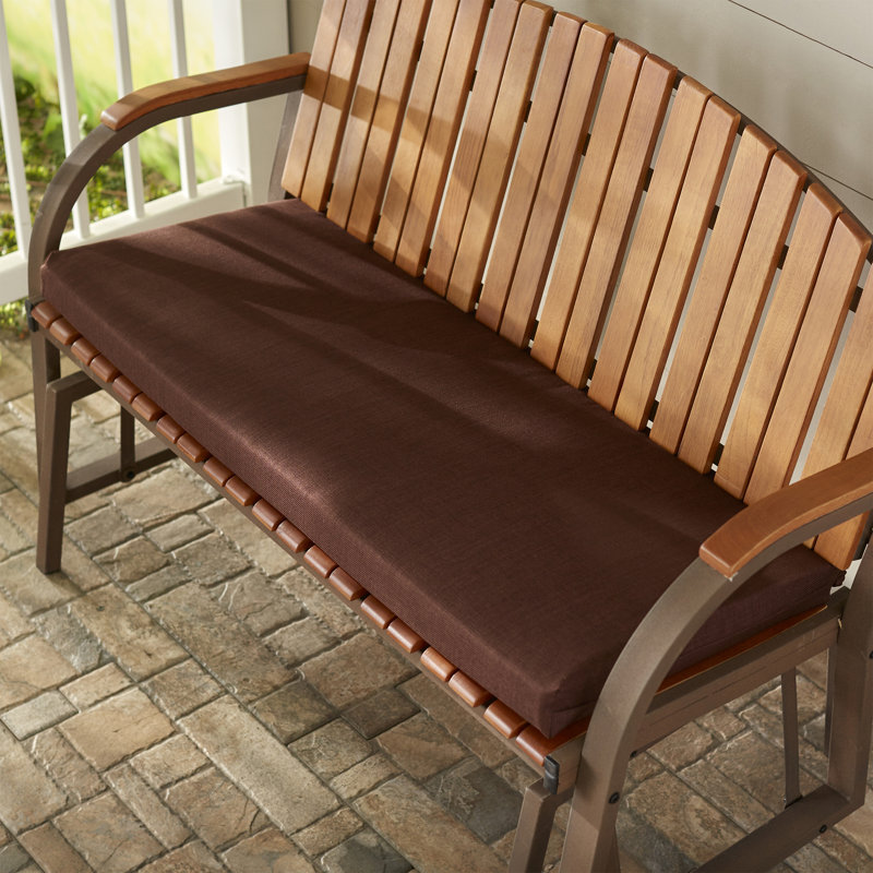 Outdoor 3'' Bench Seat Cushion, Cocoa, 3" H x 48" W x 19" D