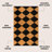 Paige Modern Classic Diamond-Patterned Coir Natural/Black Indoor/Outdoor Doormat-155194692