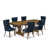 Navy Blue/Antique Walnut