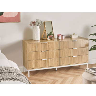 140 cm W Chest of 6 Drawers