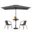 Parasol de patio avec table