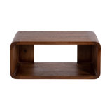 Wood Floating Side Table