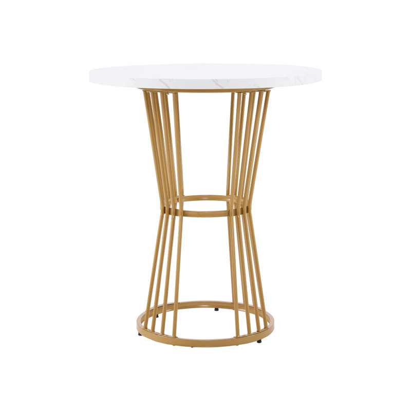 Metal Base Dining Table