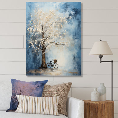 " Indigo Intrigue White Tree "