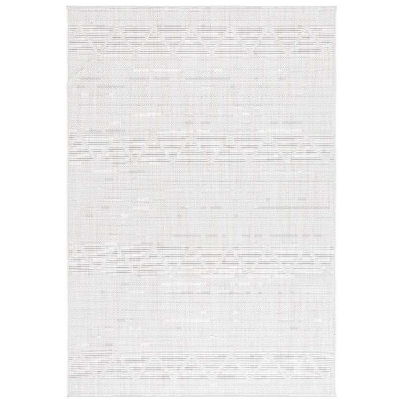 Tapis à performance géométrique Martha Stewart, Rectangle 5 pi 3 po x 7 pi 6 po